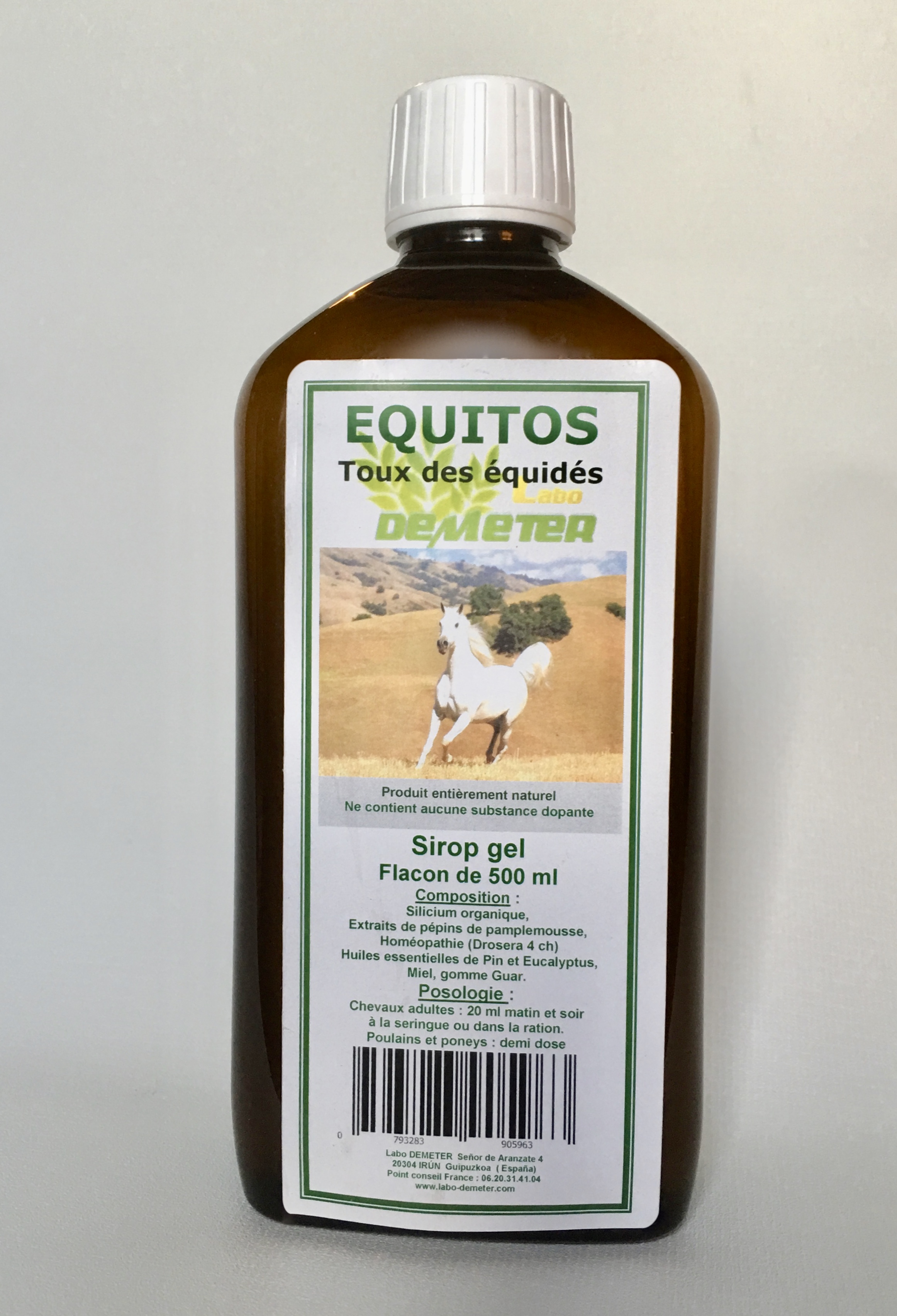 produit naturel pour la toux allergique du cheval