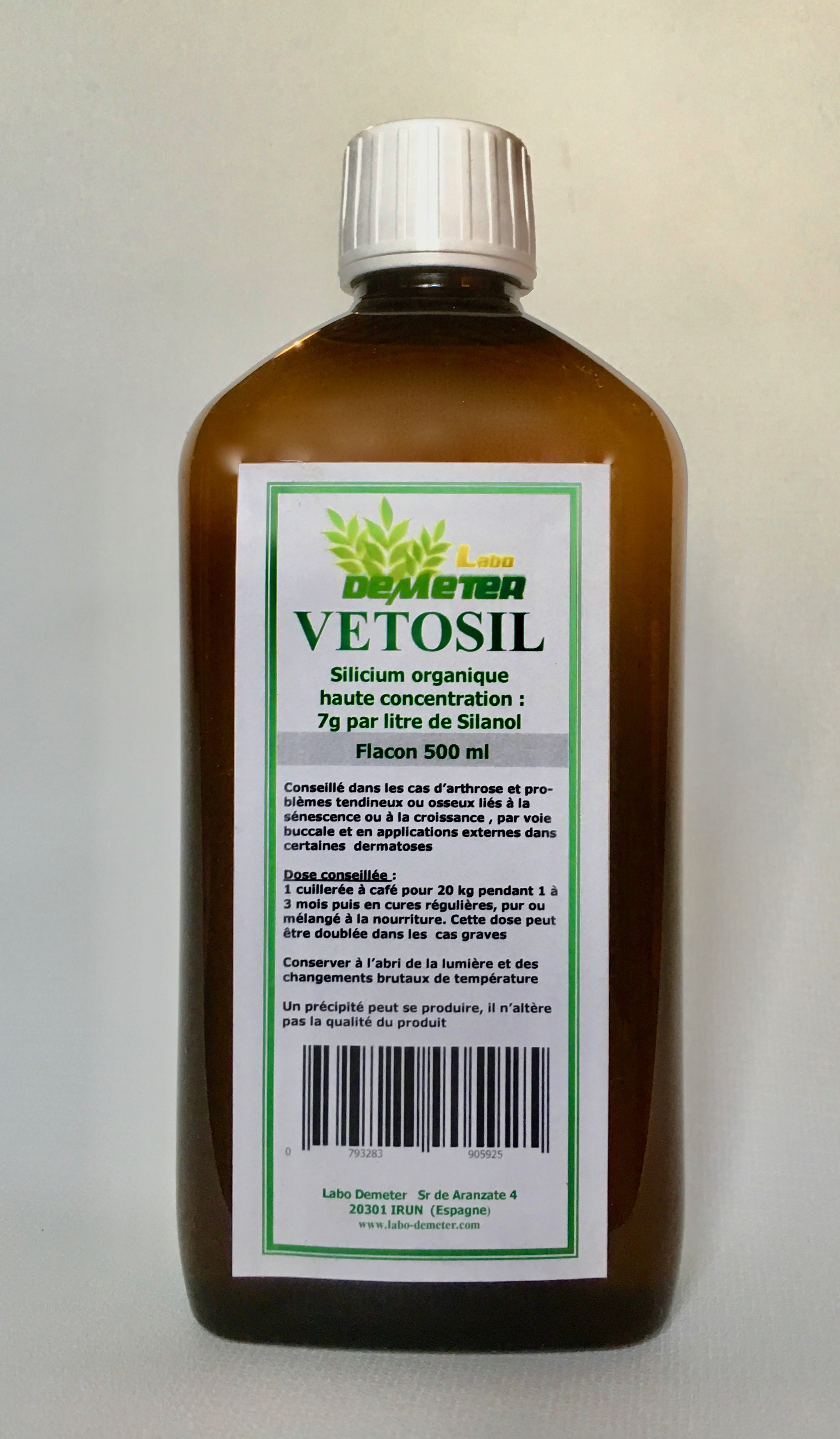 silicium pour animaux naturel arthrose articulation